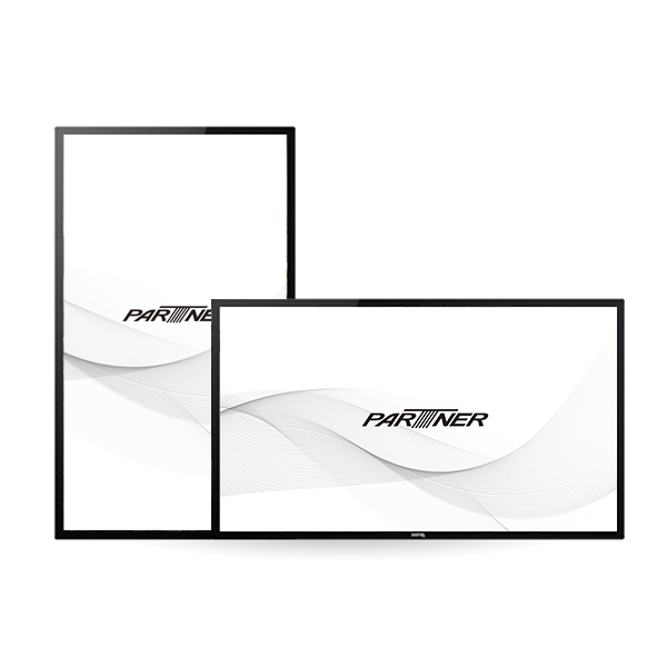 PartnerTech customer displays and signage screens