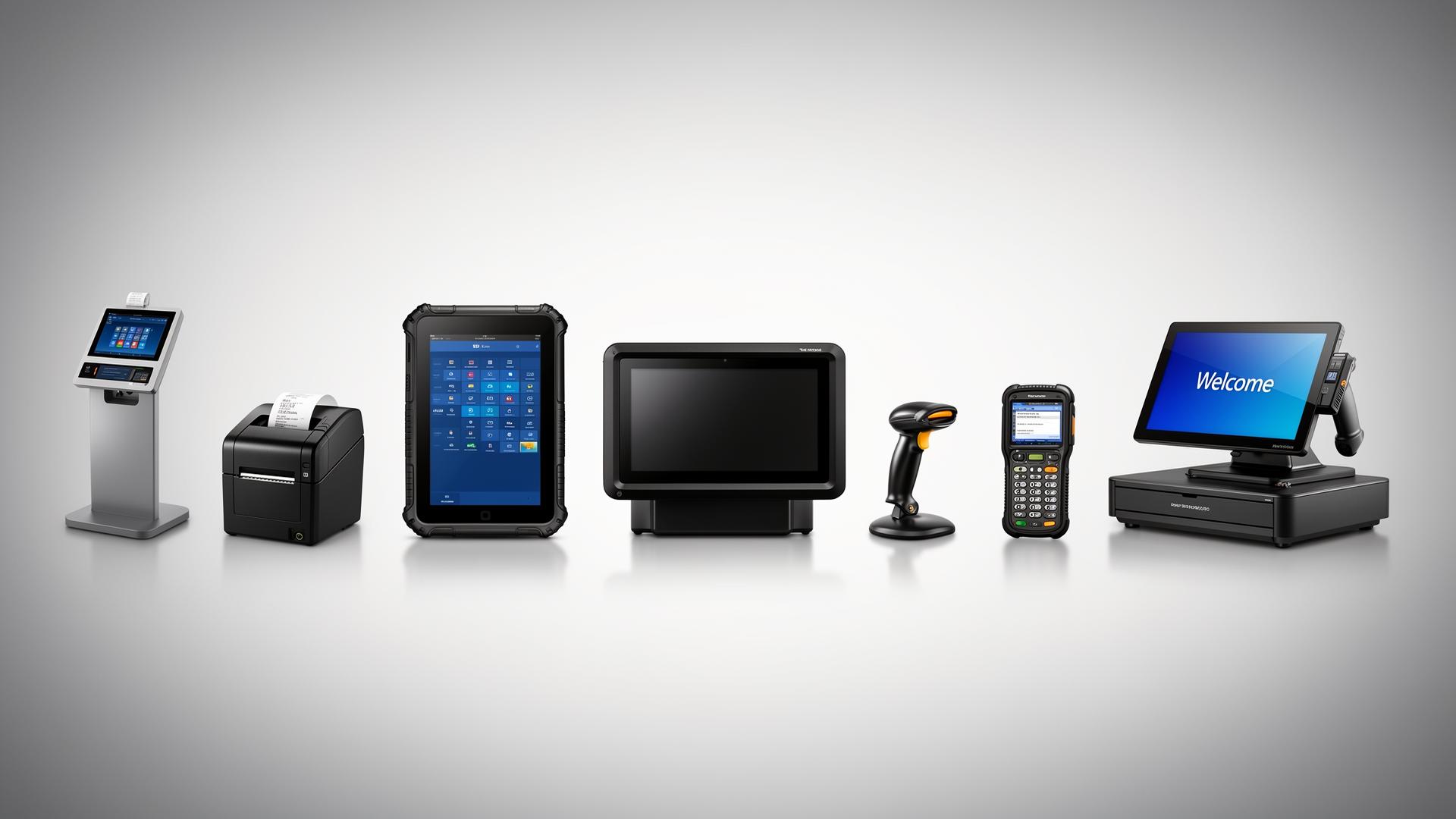 BlueStar hardware lineup — POS terminals, tablets, printers, scanners and peripherals